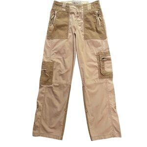 NWT Abercrombie & Fitch 2000s Utility Pant Y2K 25 0 Light Tan Cargo
